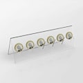 Miniatyrbilde 3 av 4: 6-roms Klar Akryl Minnemynt Display Stativ Holder For Samler -t