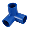Miniatyrbillede 2 af 4: 32 stk. Plast PVC 20mm Slange T-forbindelse 3-vejs Samling Til Havevanding Vanding Rør Adapter T