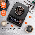 Miniatyrbild 5 av 5: Digital Kaffeskala med Timer - Espressoskala för Häll över Droppmaskin 0,1g Hög Precisionsskala