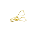 Miniatyrbillede 1 af 5: 4 stk./sæt Udhullet Design Metal Binder Clip Lange Hale Clips Kontor Hånd Bog Folder Papir Organizer Stationery Fisk Clip