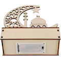 Miniatyrbilde 3 av 5: Ramadan LED-trelampe, Ramadan-lykt LED, Ramadan-dekorasjonslys, dekorative halvmånelykter for fester