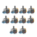 Miniatyrbild 1 av 5: Uppgraderade 10 st Joystickar för Joystickar Hall Elektromagnetiska Högprecisions Justerbara Joystickar