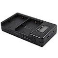 Pikkukuva 4 / 5: Lp-e6-akkulaturi Lcd-kaksoislaturi 5ds R 5d Mark Ii 5d Mark Iii 6d 7d 80d 5ds R -kameralle