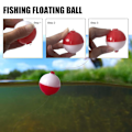 Miniatyrbilde 2 av 4: 15 stk Hvit Rød Pot-bellied Float Multi-purpose Fiske Bobber