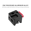 Miniatyrbillede 4 af 5: Cnc Aluminium Alloy Cold Shoe Extension Plate Til Rs3/rs3 Pro/rs2/ 2 Anti-destabilisering Tilbehør