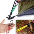 Miniatyrbild 3 av 4: 12 st utomhus camping bungee tältkrok spänne rep remmar bunt fast topp elasticitet rigg krok rigg sladd