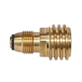Miniatyrbillede 2 af 5: 2 stk. Propangasadapter konverterer Lp Tank Service Valve til Qcc1/type1 Udløb Messingadapter
