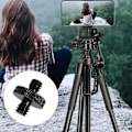 Miniatyrbillede 5 af 5: 1/4 Han til M8 Gevind Kamera Skrue Adapter Konverter til Kamera Bur Rig/Stativ/Monopod/Kuglehoved/Lys Stativ/Skulder Rig (4 stk., Sort) -t