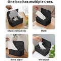 Miniatyrbillede 5 af 5: Vådservietter Baby, Vådservietter Box Baby, Toiletpapir Box Vådt, Vådt Toiletpapir Box Med Låg, Til Tørt Og Vådt Tissuepapir, Servietbokse, Til Hjem Og Offi