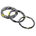 Miniatyrbillede 2 af 5: 3-pak anodiseret aluminium håndværks-diy-tråde, der er kompatible med håndværksfremstilling, størrelse 1,0 mm 1,5 mm 2,0 mmbrun, sort