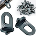 Miniatyrbild 1 av 5: Växthus krok plast växthus vrid clips 50st växthus clips skuggning clips för hängande korgkruka