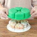 Miniatyrbillede 4 af 5: 2 stk. 6 i 1 Sushi Trekant Onigiri Bento Box Form