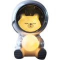 Miniatyrbillede 1 af 5: Stjernehimmel Astronaut Jord Natlys, Led Natlys Dekoration Soveværelse Lampebjørn