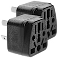 Miniatyrbillede 1 af 3: 2 stk. australsk stikadapter rejse AC stikkontakt adapter stikforlænger AU stik