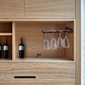 Miniatyrbild 3 av 5: Glashängare - Väggmonterad hållare för 4 vinglas