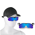 Miniatyrbild 4 av 7: Clip-on Hatt Polariserade Solglasögon Flip-Up Skydd Fiske Cykling Resor Utomhus Solglasögon 3