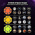 Miniatyrbild 4 av 5: Solsystem för barn, talande astronomi solsystem modell kit, planetarium projektor med 8 planeter rymdleksaker