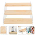 Miniatyrbild 2 av 3: Stepped Dessert Display Rack Durable Cosmetics Display Stand for Home Use