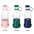 Miniatyrbillede 3 af 5: 350 ml elektrisk juicerkop, frugtblender, maker, flaske, mixer, plastik, bærbar, genopladelig