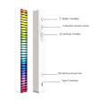 Miniatyrbillede 3 af 5: App-styret Rgb-atmosfære Pickup Led-lys Bilmusik Rhythm Bar Stemmeaktiveret
