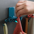 Miniatyrbillede 2 af 5: Bøjle, viskestykkeholder, skabskrog, serviceophæng, badekåbeophæng, tøjstativ, roterende organizer