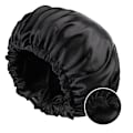 Miniatyrbillede 1 af 5: Satin Sleep Cap - Sort