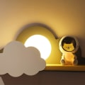 Miniatyrbillede 2 af 5: Stjernehimmel Astronaut Jord Natlys, Led Natlys Dekoration Soveværelse Lampebjørn