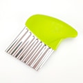 Miniatyrbild 3 av 5: Rostfritt Stål Potatis Morot Chip Grönsak Crinkle Wavy Chopper Cutter Pommes Frites Slicer 2Pack/Set