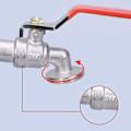 Miniatyrbillede 4 af 5: 1 stk. 3/4\" Plastbeholderhane-adapter 1000l med slangehane-adapter, Ibc-hane-stik S60x6, Havehane til opsamling af regnvand