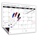 Miniatyrbillede 4 af 5: Genopskrivelig magnetisk whiteboard køleskabskalender opslagstavle månedlig planlægger