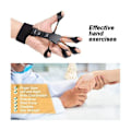Miniatyrbilde 3 av 5: 4-pak Finger Extensor Justerbar Silikon Håndtrener For Å Forbedre Fingerfunksjon Og Bevegelse