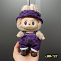 Miniatyrbillede 1 af 3: Labubu Modesæt - Outfit til 15/17cm Plysdukker, V1 V2 Stropper Bukser LBB-122