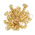 Miniatyrbillede 3 af 7: Dreadlock Smykker Guld Hul Udsøgte Fletmanchetter Ringe DIY Dreadlock Tilbehør 0.1