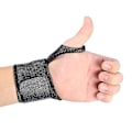 Miniatyrbild 2 av 4: Elastiskt handledsskydd Andningsbart ridning Tyngdlyftning handledsskydd 2 st