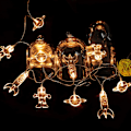 Miniatyrbild 2 av 7: Meters 20 LED LED Ljusslinga Astronaut Rymdskepp Hänge Högtidsfest Ljusslingor Yttre Rymden Rumsdekor för Barnrumsinredning 0.3