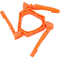 Miniatyrbilde 5 av 5: Sammenleggbar gassbeholderholder PC gasskomfyr stabilisatorstativ beholderstativ for campingstativ utendørs hylle