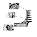 Pikkukuva 5 / 5: Slicked-back Professional Styling Comb Anti Static Hair Brush For Men7