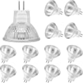 Miniatyrbillede 1 af 5: Mr11 Halogenpærer (pakke med 12), Gu5.3 Halogenlampe 12v 35w, Mr11 Gu5.3 Pære Glasdæksel Til Loftslampe, 2 Pin Halogenpære 2700k Varm Hvid