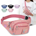 Pikkukuva 2 / 8: Kuumaleimatut kirjaimet vyölaukut Monitoimiset vyölaukut Rento crossbody-laukku dark pink