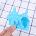 Miniatyrbild 2 av 3: 2 st Shark Fin Isbit Jellybricka Silikon Haj Tårta Choklad Fondant Cookie Form Kök Bakning DIY Verktyg (Himmelsblå)