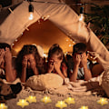 Miniatyrbillede 2 af 4: 12 stk. LED-stjernelys med fem spidser til jul (varm hvid)