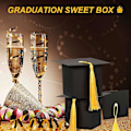 Miniatyrbild 5 av 5: Examensdekorationer 100 st Examensgodisbox Diy Grad Cap Box För Examensgåva Examen