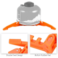 Miniatyrbilde 4 av 5: Sammenleggbar gassbeholderholder PC gasskomfyr stabilisatorstativ beholderstativ for campingstativ utendørs hylle