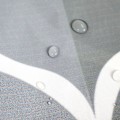 Miniatyrbillede 4 af 5: Grå bruseforhæng i stof, vandtæt design og polyester, hurtigtørrende, vægtet søm, bruseforhæng