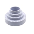 Miniatyrbillede 1 af 3: 116 hullers 3,0 mm borepind etui slibehoved del kasse roterende efterbehandling arrangør plast værktøjskasse (lys grå)