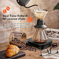 Miniatyrbild 2 av 5: Digital Kaffeskala med Timer - Espressoskala för Häll över Droppmaskin 0,1g Hög Precisionsskala