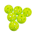 Miniatyrbillede 3 af 5: 72mm Grøn Microsoft Trænings Baseballs 26-huls Hulbold Weifu Floor Ball 12stk