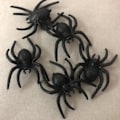 Pikkukuva 4 / 5: Teko hämähäkit 10 kpl, realistiset muoviset teko hämähäkit Halloween temppulelut koristeelliset rekvisiitat (musta)