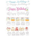 Miniatyrbillede 4 af 5: 10 stk. 15x3cm Blomsterblad Stjerne Plast Embossing Folder Diy Craft Skabelon Stencils Scrapbog Papir