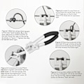 Miniatyrbillede 7 af 7: Bueskydning Compound Bue D Loop Tang Buestreng D Ring Installationsværktøj Bueskytte Tilbehør